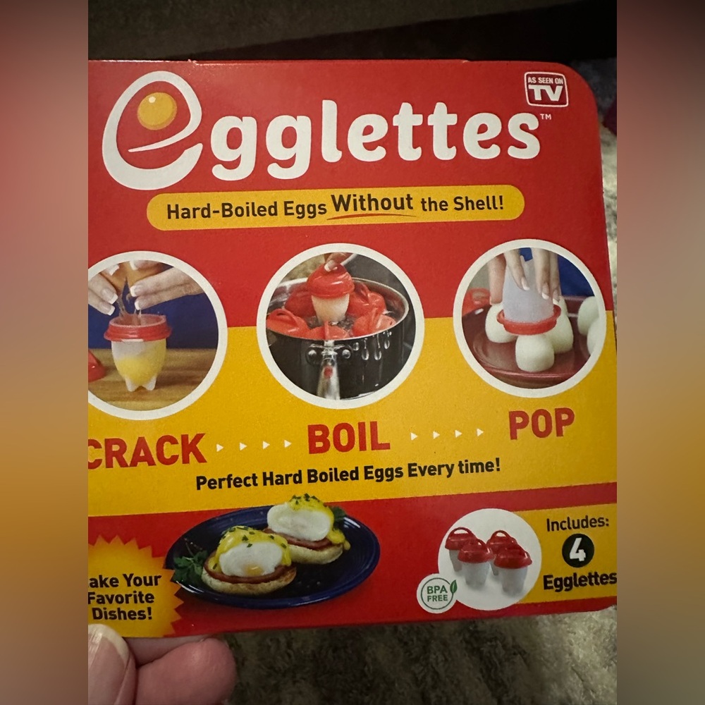 Egglettes 4-Pack Hard-Boiled Eggs Without Shell New In Package - Picture 5 of 6